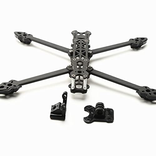 HXBER Mark4 7inch 295mm with 5mm Arm Quadcopter Frame 3K Carbon Fiber 7'' FPV Freestyle Racing Drone with Black Print Parts for DIY FPV