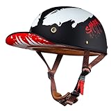 ☑Idealer Modehelm: Für diejenigen, die einen bequemeren und modischeren Helm suchen, ist der Outdoor-Halbhelm für Männer und Frauen ein idealer Motorradhelm. Es ist klein und eignet sich für Fahrradtouren oder andere Fernreisen.