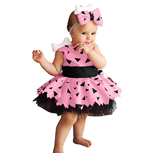 Baby Halloween Costume Kids Toddler Baby Girl Flintstone Cos