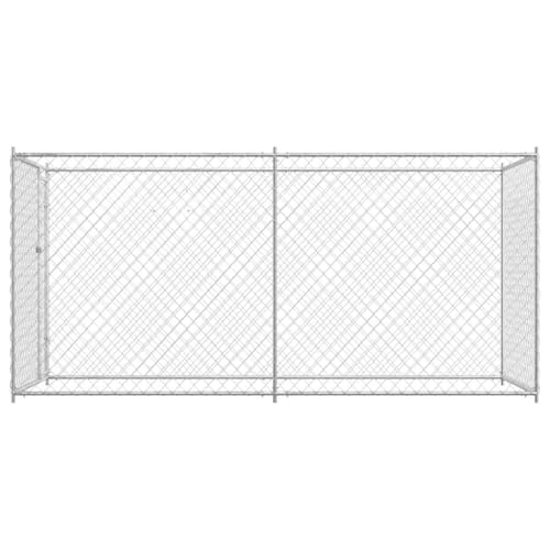 vidaXL Outdoor Hundezwinger 382x192x185 cm Hundehaus Hundehütte Hundekäfig