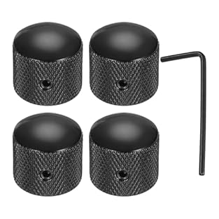 Guitar knobs can be decorated on volume and tone knobs, and are a good DIY product for instrument lovers, suitable for most electric guitars and bass. At the same time, it is also a potentiometer knob, suitable for various electrical equipment, elect...