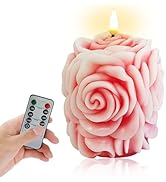 Amazon.co.jp : LED キャンドルライト ローズモデリング ろうそく