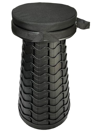 Image of Outward Gear Collapsible Stool Cushion (Exclude Stool) for Retractable Folding Stools, Original & Authentic Telescopic Stool Seat Cushion with Thickened Premium Soft Foam (Round 2-Pack)