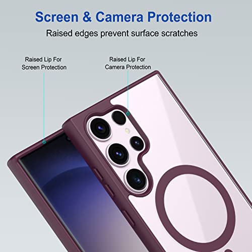 Image of Zapcase Back Case Cover for Samsung Galaxy S26 Ultra 5G | Compatible for Samsung Galaxy S26 Ultra 5G Back Cover | Scratch-Resistant Back Cover | Wine Red