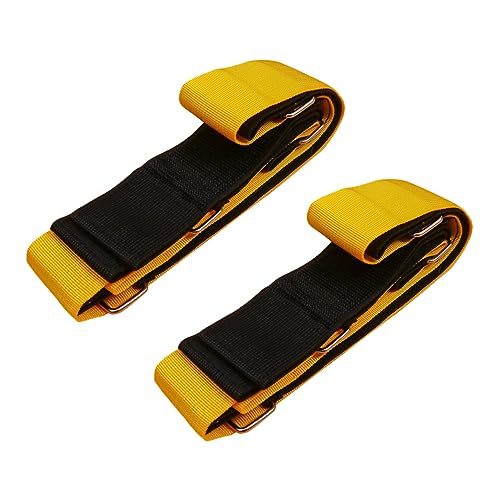 NAMOARLY 1 Pair Nylon Webbing Outdoor Game Belt Giant Game Props Team Building Activity Tool Random Color