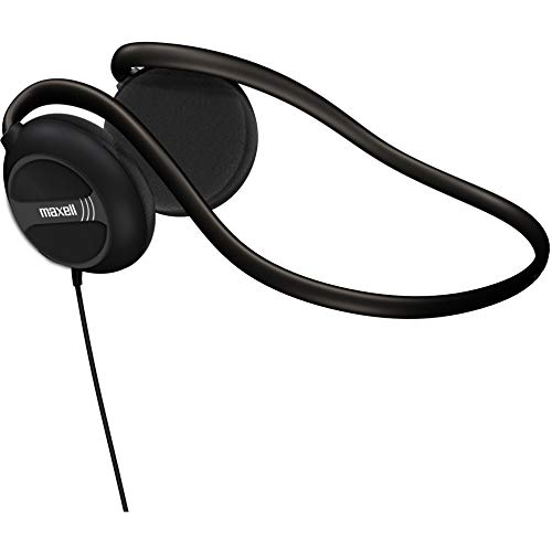 Maxell 190316 Stereo Neckband, 3.5mm Plug, 4-Ft Rubber Cord, Black Maxell 190316 Stereo Neckband, 3.5mm Plug, 4-Ft Rubber Cord, Black