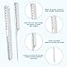 Stainless Steel Fine Tooth Comb, 2 PCS Metal Rat Tail Comb for Men Anti-Static Professional Barber Hair Styling Combs Space Aluminum Unbreakable Metal Haircut Hair Combs for Men Women, Heat Resistant