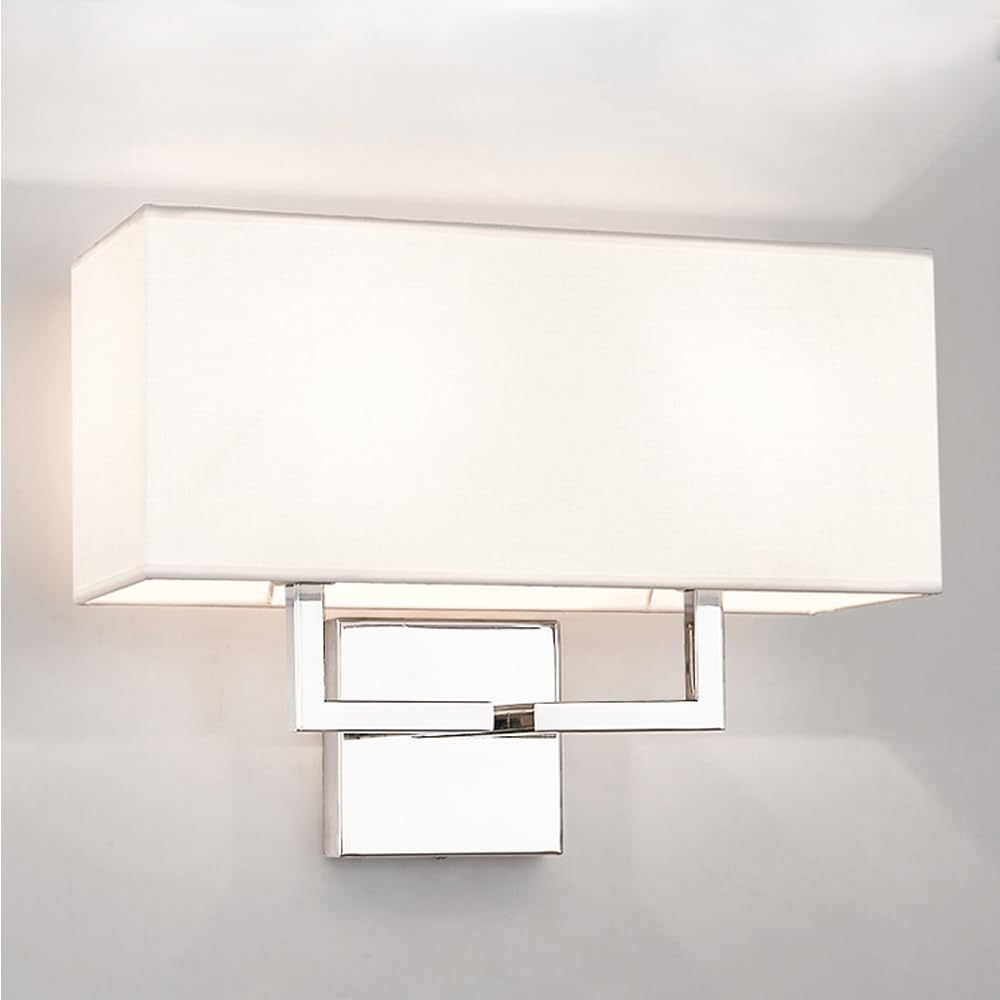 MESOVFCA 5W Minimalist LED Wall Lamp - Stylish Silver Fixture for Corridor, Bedroom, and Living Room(Silver)