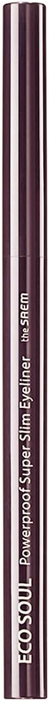 The Saem Eco Soul Powerproof Super Slim Eyeliner -Thrill Brown