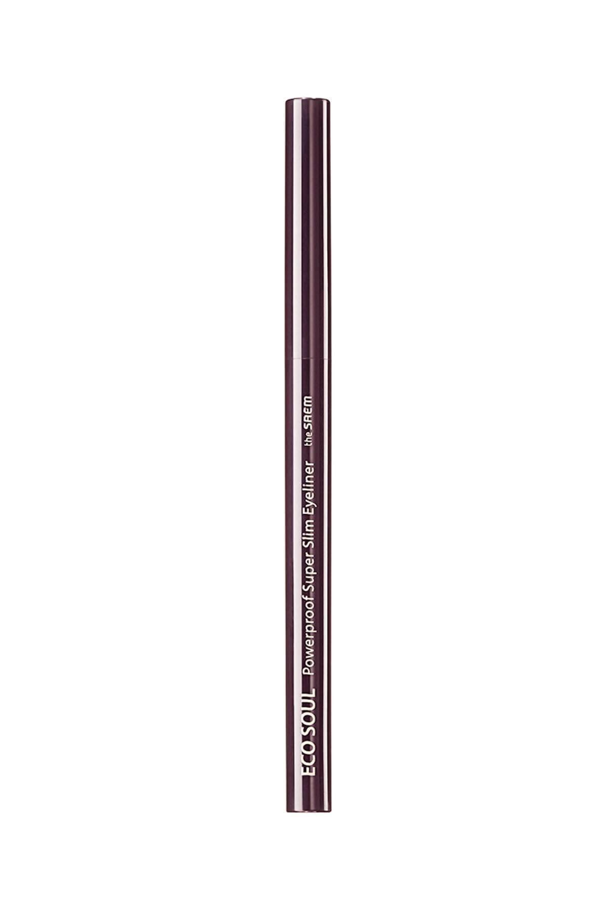 The Saem Eco Soul Powerproof Super Slim Eyeliner -Thrill Brown