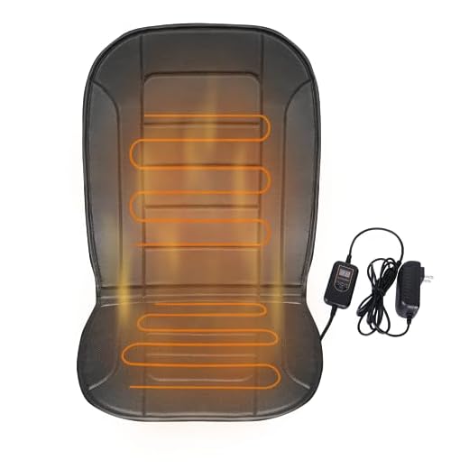 Livtribe Heated Seat Cushion with Timing Controller,Heating Seat Cover for Office/Home Chair