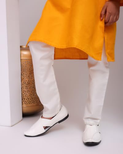Image of SIYA Cross Strap Peshawari Juti Shoes for Boys