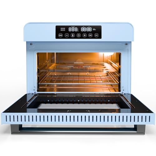 Image of PYD Life V20 Sublimation Oven Machine with Auto 3D Vacuum System, 20 L 120 V 1300 W Light Blue Multi-Function Convection Oven for Sublimation Mugs Tumblers Blanks Printing