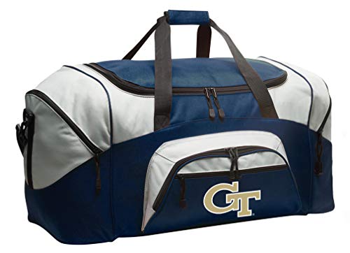 Georgia Tech Navy Duffel Bag for Travel & Sports