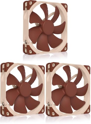 Image of Noctua NF-A14 PWM, Premium Quiet Fan, 4-Pin (140mm, Brown) (Pack of 3)