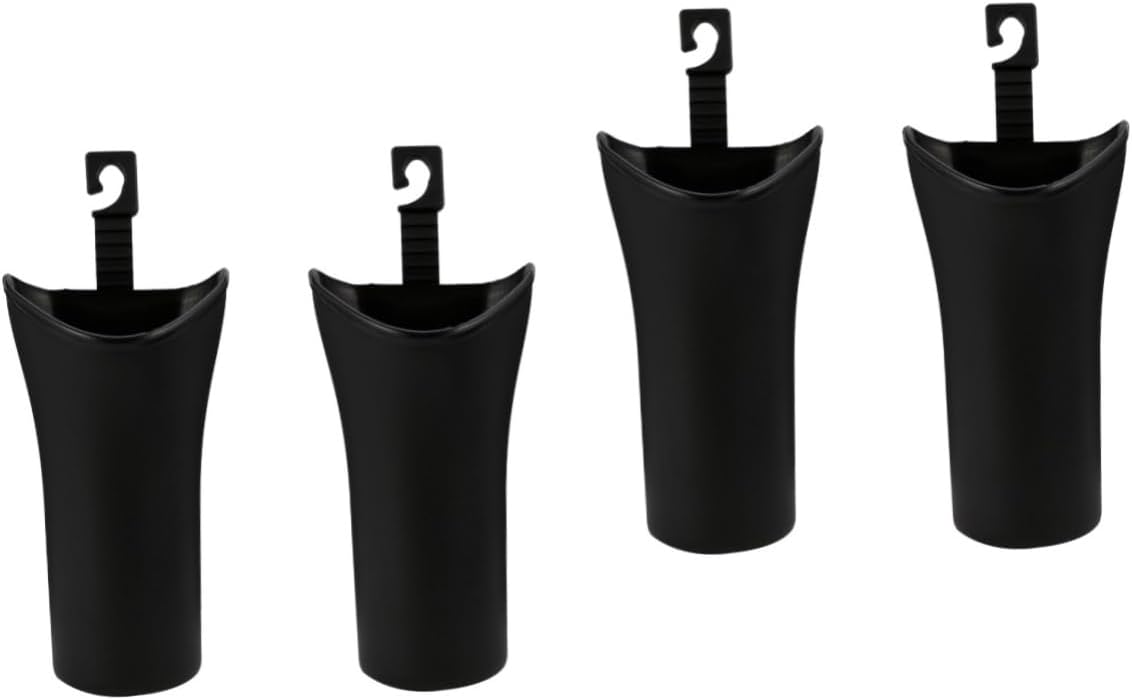 2sets Umbrella Rainproof Holder Car Seat Back Mini Trash Can Abs Material Space-saving Easy to Carry 2pcs*2