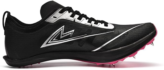 Track and Field Spikes Shoes Men Women Full Length Carbon Plate Running Shoes with Air Cushion Track Race Jumping Sneakers Professional Running Tarck Spikes Shoes