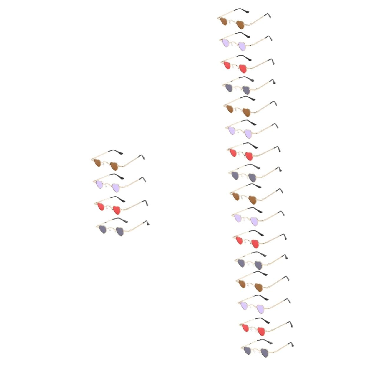 SOIMISS gafas de sol de corazón presentes originales heart shaped sunglasses gafas de sol únicas as de de moda para hombre anteojos as de de tera Metal