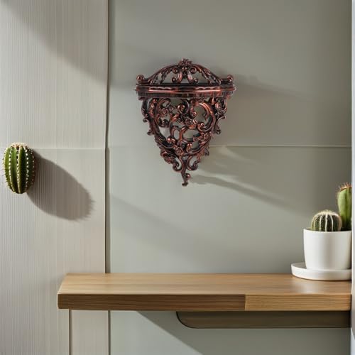 Estante flotante de pared para organizar objetos decorativos en estancias pequeñas 7