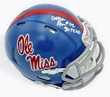 DIEGO POUNDS SIGNED OLE MISS MINI FOOTBALL HELMET AUTOGRAPH BECKETT AUTHENTICATION K02