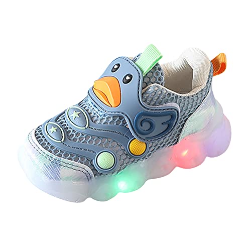 Kids Shoes Boys Girls Tennis Shoes Baby Fashion Sport Running Sneakers Light Board Shoes Non Slip Soft Bottom Toddler Shoes (Blue, 7 Toddler)