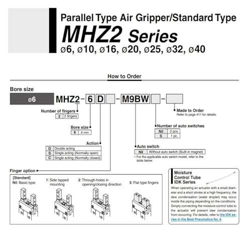 Cylindre MHZ2-25DN résout les problèmes de serrage sur robot de tri - 3