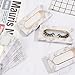 MAGEFY 30 Pieces Eyelashes Packaging Box, Empty Eyelash Boxes Lash Box Packaging Marble Paper Eyelash Storage Box Soft Paper Lash Case