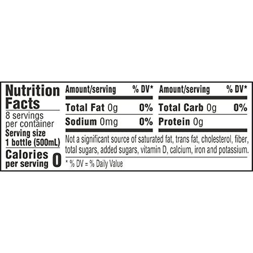 Poland Spring Sparkling Water, Simply Bubbles, 16.9 oz. Bottles (Pack of 8)