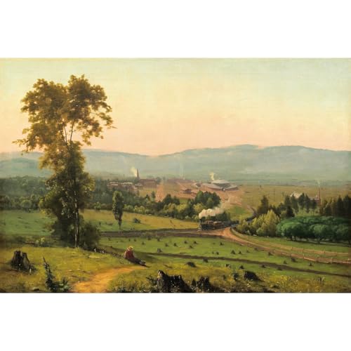 Toile George Inness La vallée de Lackawanna grand format impression haut de gamme