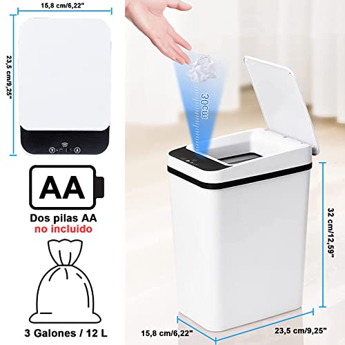 Mejores comprativas On-line Bote de basura blanco - cinco favoritos. 17 Imagen adicional