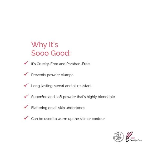 Vegan-and-Cruelty-Free-Fine-Lightweight-Bronzer-Powder-for-Face-Elizabeth-Mott-Whatup-Beaches-Facial-Bronzing-Powder-for-Contouring-and-Sun-Kissed-Coverage-Matte-10g Elizabeth Mott Whatup Beaches Bronzer Face Powder Contour Kit - Vegan and Cruelty Free Facial Compact Bronzing Powder for Contouring and Sun Kissed Makeup Finish - Matte shade (10 g)