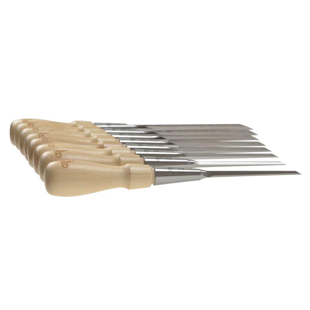 Stanley Sweet Heart - Pack de 8 formones (3, 6, 10, 12, 16, 18, 25, 32 mm)