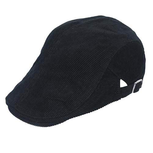 Image of FabSeasons Cotton Ivy Flat Golf Cap - Classic Newsboy Gatsby Hat for Men