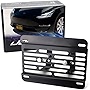 iJDMTOY No Drill Front Grille Mesh Mount License Plate Relocator Kit Compatible with Tesla Model-3, Model-Y