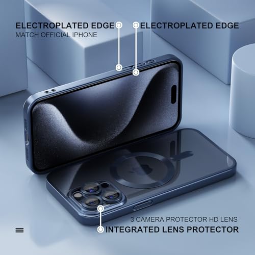 Image of Misea Magnetic for iPhone 15 Pro Max Case Compatible with MagSafe
