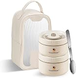 Maiyuansu Insulated Lunch Container Set 18/8 Stainless Steel Thermal Food Storage Container Portable