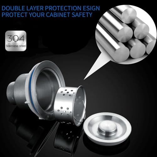 Évier de cuisine moderne inox rond 32 cm cuve intégrée