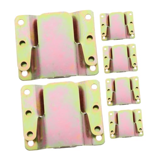 AUTSUPPL 6 Sets Connector Sofa Supplies Sectional Joint Snap for Sofa Furniture Accessories Sofa Connection Bracket Interlocking Sofa Linking Parts Sofa Accessories Sofa Connection Hooks