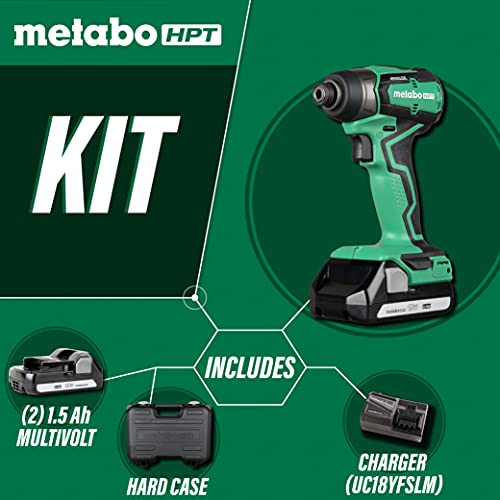 Metabo Hpt Cordless 18V Impact Driver | Sub-Compact | Brushless Motor | Lithium-Ion Batteries | Lifetime Tool Warranty | Wh18Ddx #TOP2