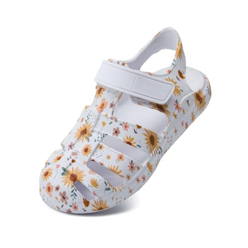Kids'Popular Summer Footwear,Adjustable toe closure Sandals with Adorable Cartoon Prints,Breathable and antislip,Summer Outdoor/Indoor Shoes3