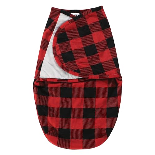 Image of Hudson Baby Unisex Baby Plush Faux Fur Swaddle Wrap