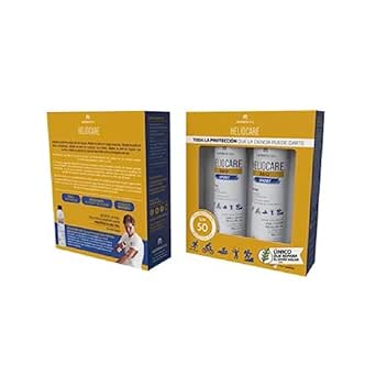 Pack Duplo Heliocare 360º Sport Spray SPF50.- Spray fotoprotector para deportistas, facil de extender, efecto refrescante, para todo tipo de pieles, 200 ML
