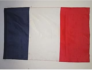 AZ FLAG France Flag 2' x 3' for a pole - French flags 90 x 60 cm - Banner 2x3 ft with hole light polyester