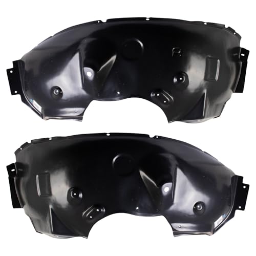 Image of TRQ Inner Fender Liner Set Compatible with 2008-2010 Ford F-250 Super Duty F-350 Super Duty FO1248147 FO1249135