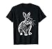 Lustiges Kaninchen Tierliebhaber S&uuml;&szlig; Hase Hasen Bunny Kunst T-Shirt