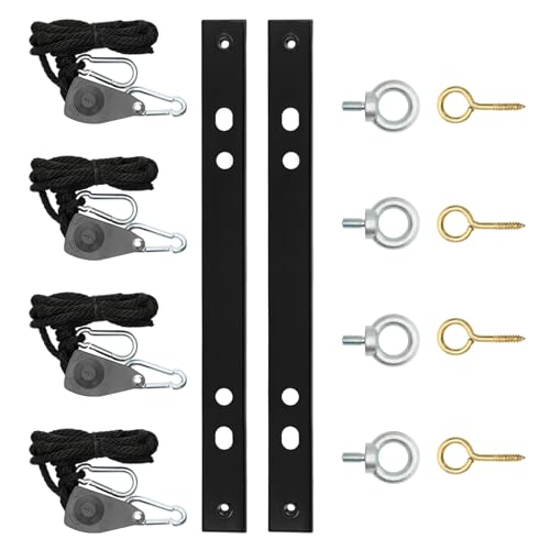 Heavy-Duty Hanging Kit Easily Raises And Lowers Dehumidifier, Helps Reduce Dehumidifier Noise And Vibration, Hanging Kit Improves Space Utilization, For Crawl Space, Basement, 300 Lb. Weight Capacity