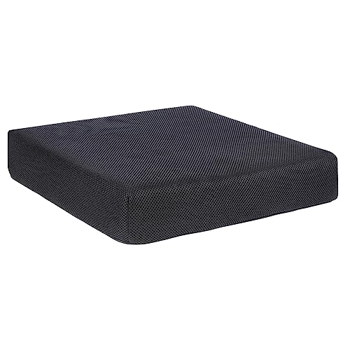 Wakefit Orthopaedic, Memory Foam, Breathable, Cushion Seat Pad for Office, Car, Home, Provides Support & Comfort (18" x 18" x 3") Regular Size, Pack of 1, Black & Grey - Image 4