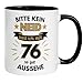 76 Geburtstag Männer Geschenk Tasse | Bitte kein Neid – weil ich mit 76 so gut aussehe | Lustige Geschenk Geburtstagstasse Spruch 76. Geburtstag | 76ter Geburtstag - Witziges Geburtstagsgeschenk Mann