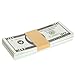 Okuna Outpost 500 Pack Kraft Paper Money Bands for Cash, Blank Self-Adhesive Currency Straps, Bill Wrappers (7.7x1.25 In)