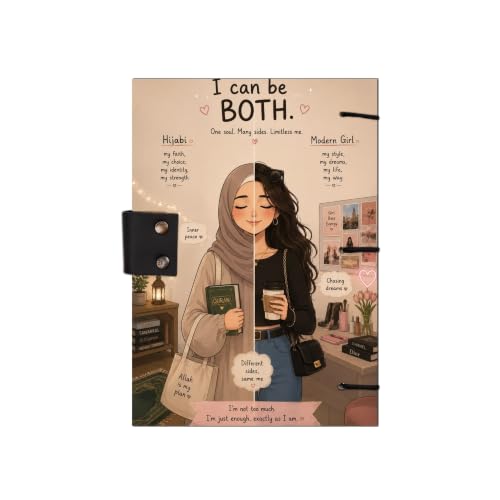 Image of I Can Be Both Diary Notebook 7x5 Inch 160 Pages Unruled Journal for Notes
